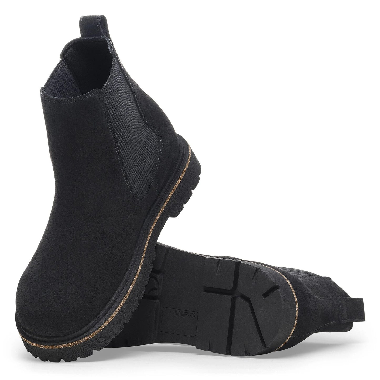 Birkenstock Men Highwood Slip On Suede Leather Black 1028138