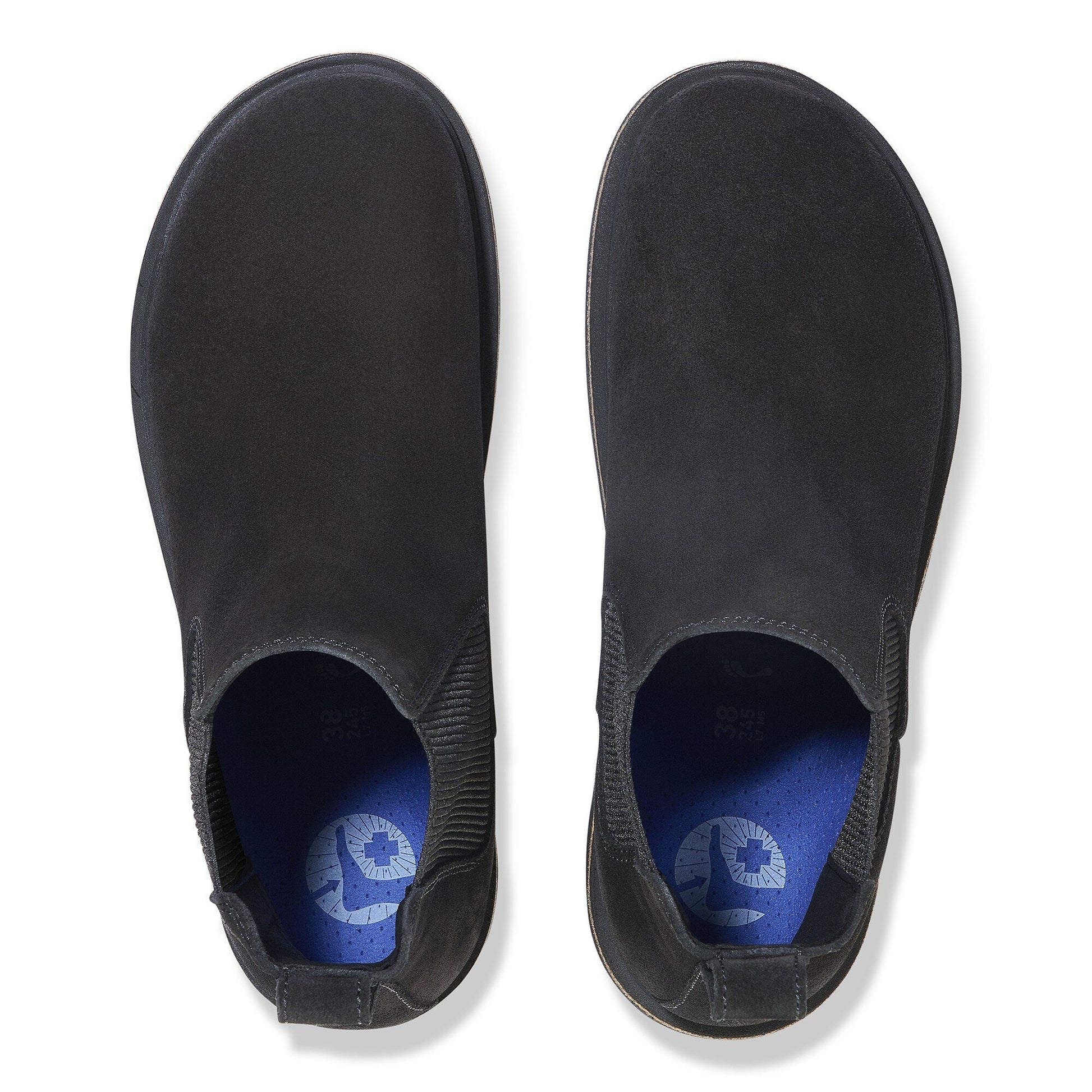 Birkenstock Men Highwood Slip On Suede Leather Black 1028138