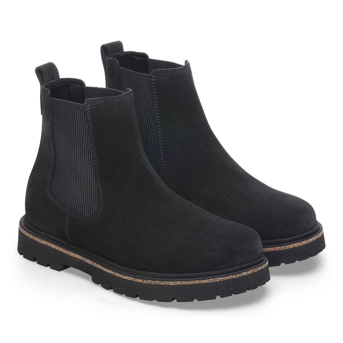 Birkenstock Men Highwood Slip On Suede Leather Black 1028138