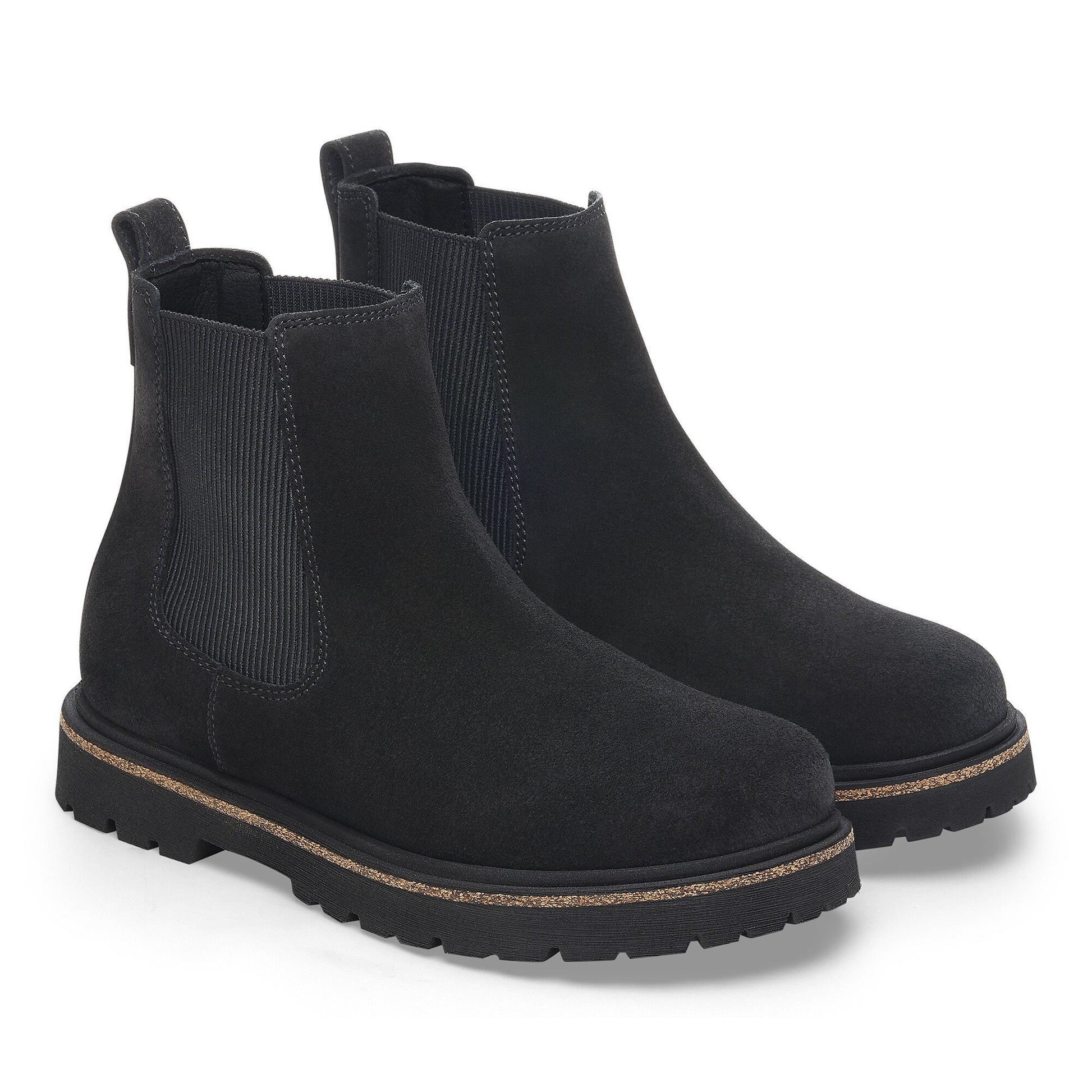 Birkenstock Men Highwood Slip On Suede Leather Black 1028138