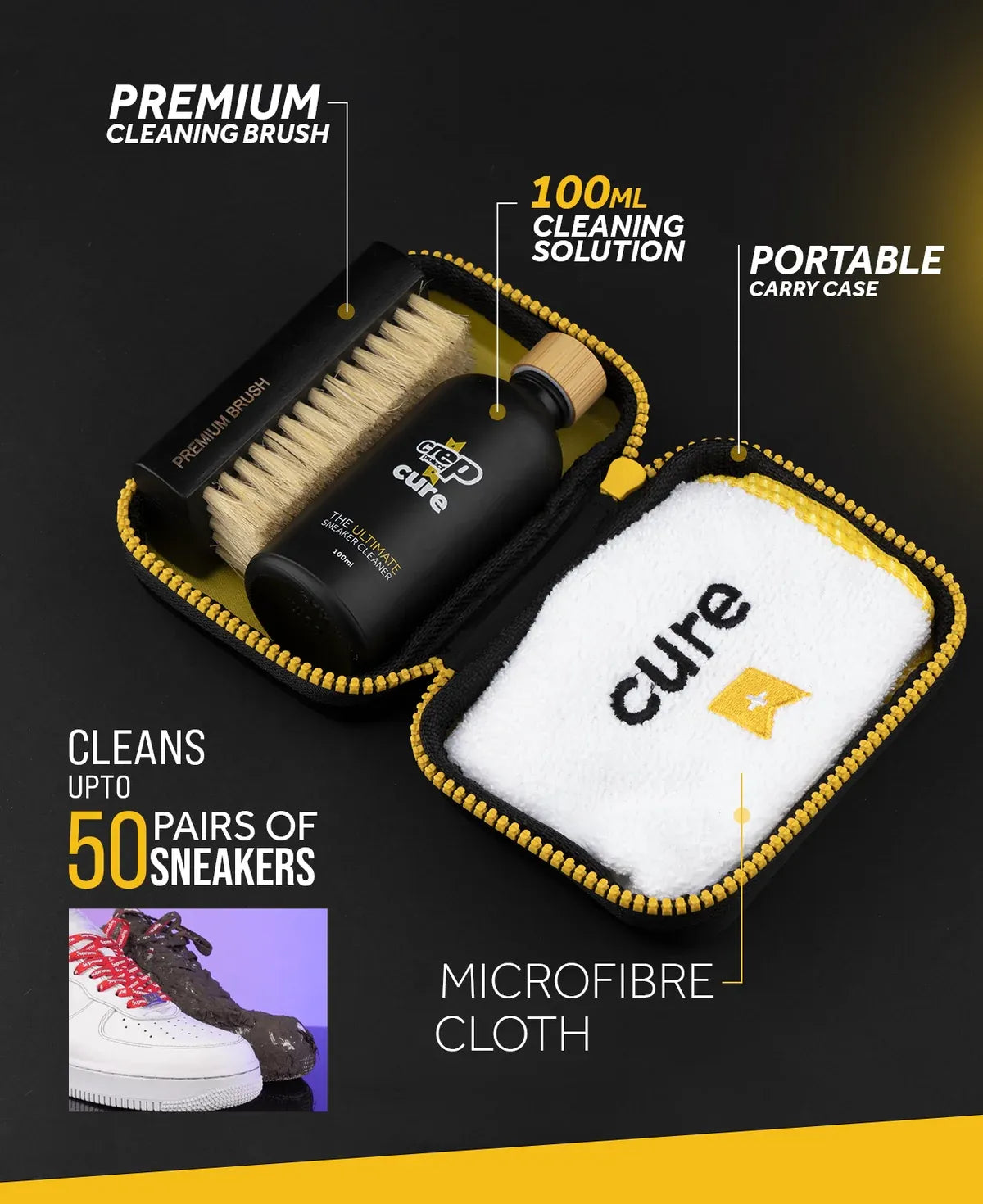 Crep Protect Cure Travel Kit batų priežiūros rinkinys CP002N