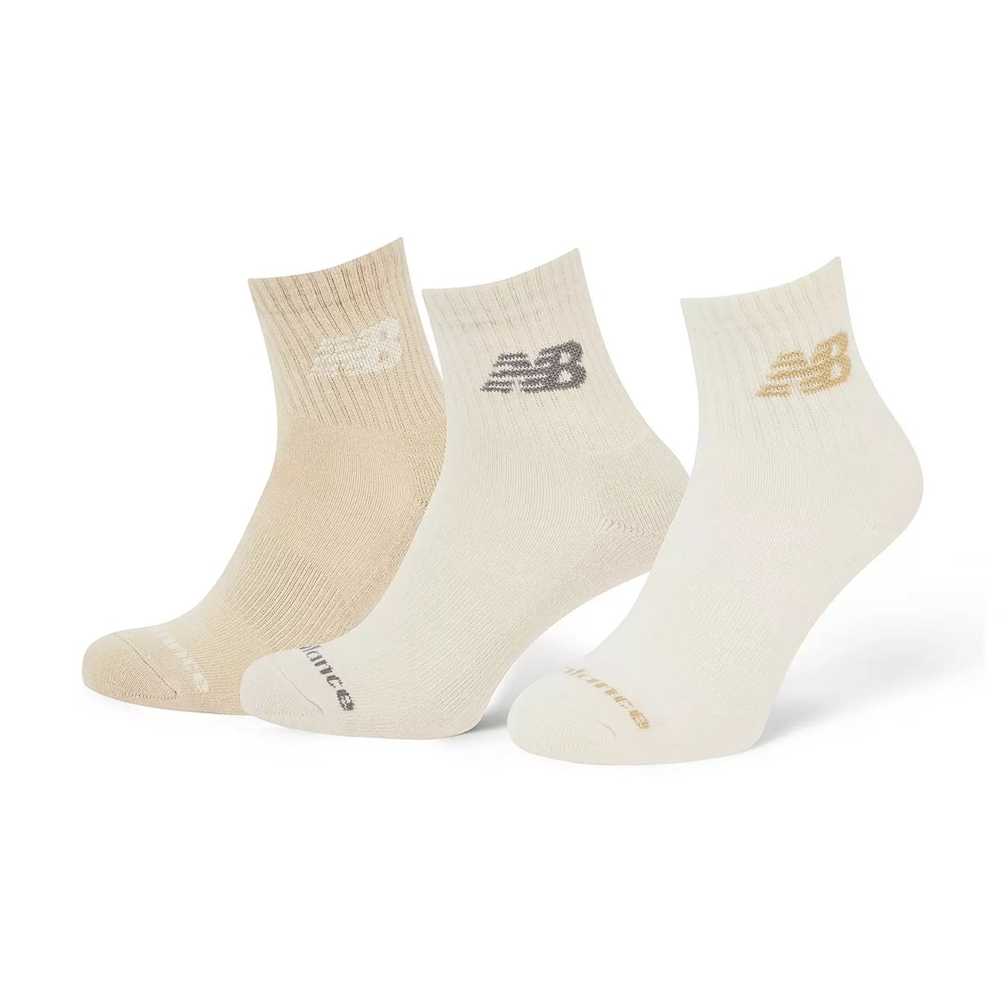 New Balance kojinės Everyday Ankle Beige/Brown LAS51303 AS2 3 Pairs