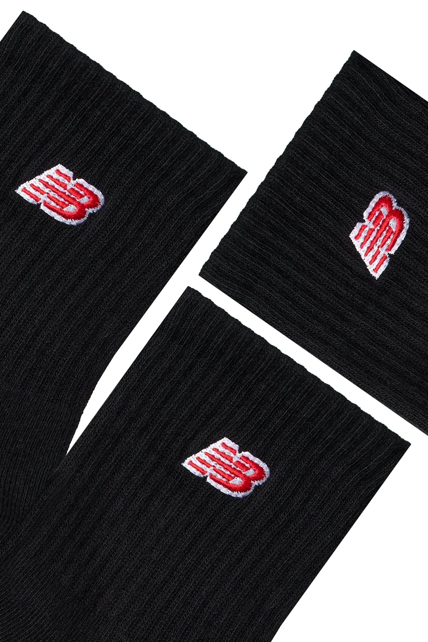 New Balance kojinės Patch Logo Ankle Black LAS51273 3 Pairs