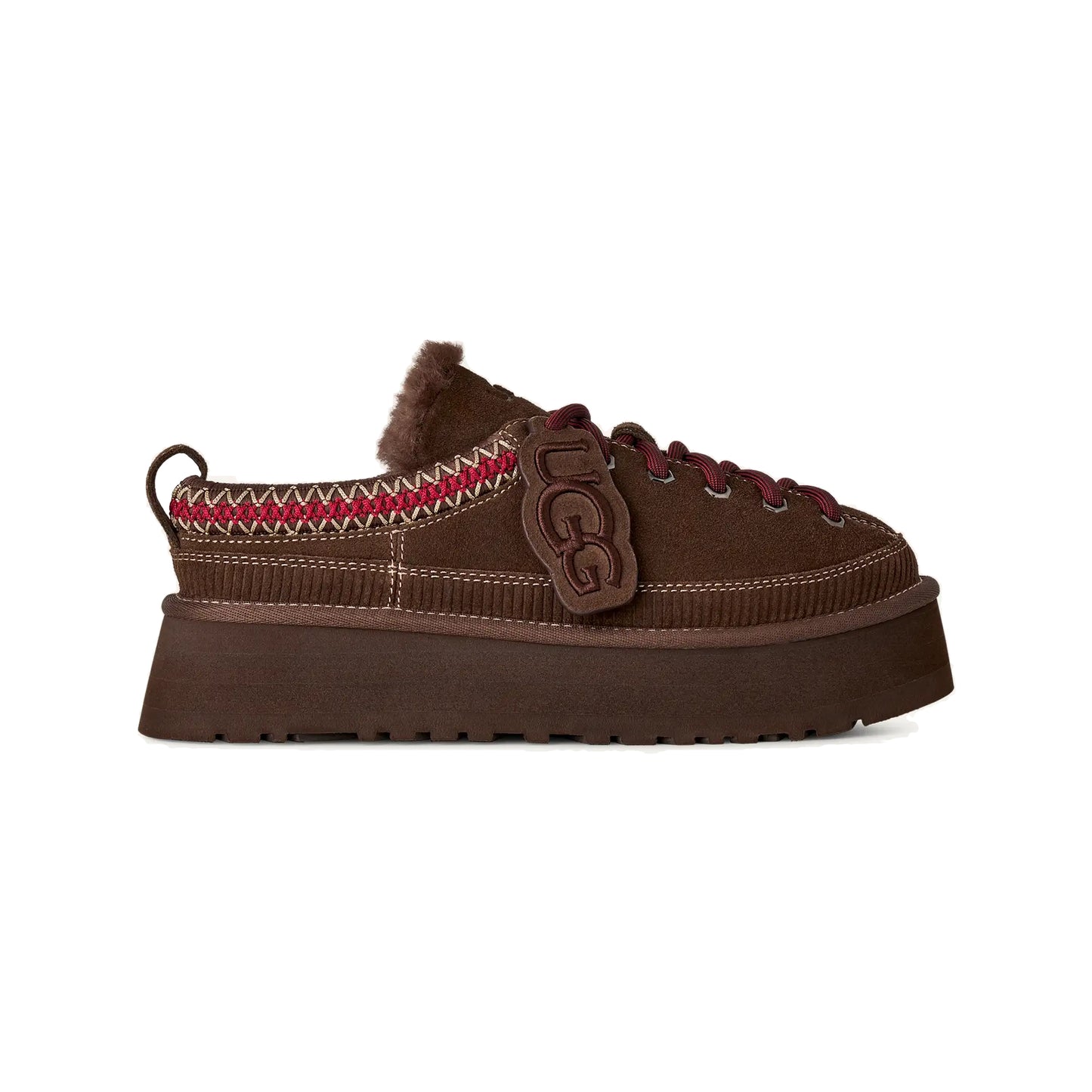 UGG W Heritage Lace-Up Slipper Burnt Cedar 1180361-BCD
