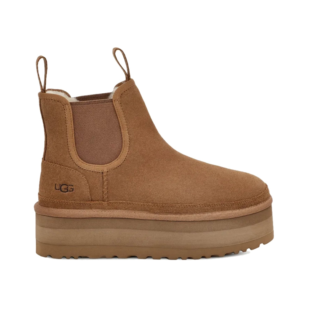 UGG W Neumel Platform Chelsea Boot Chestnut 1134526-CHE