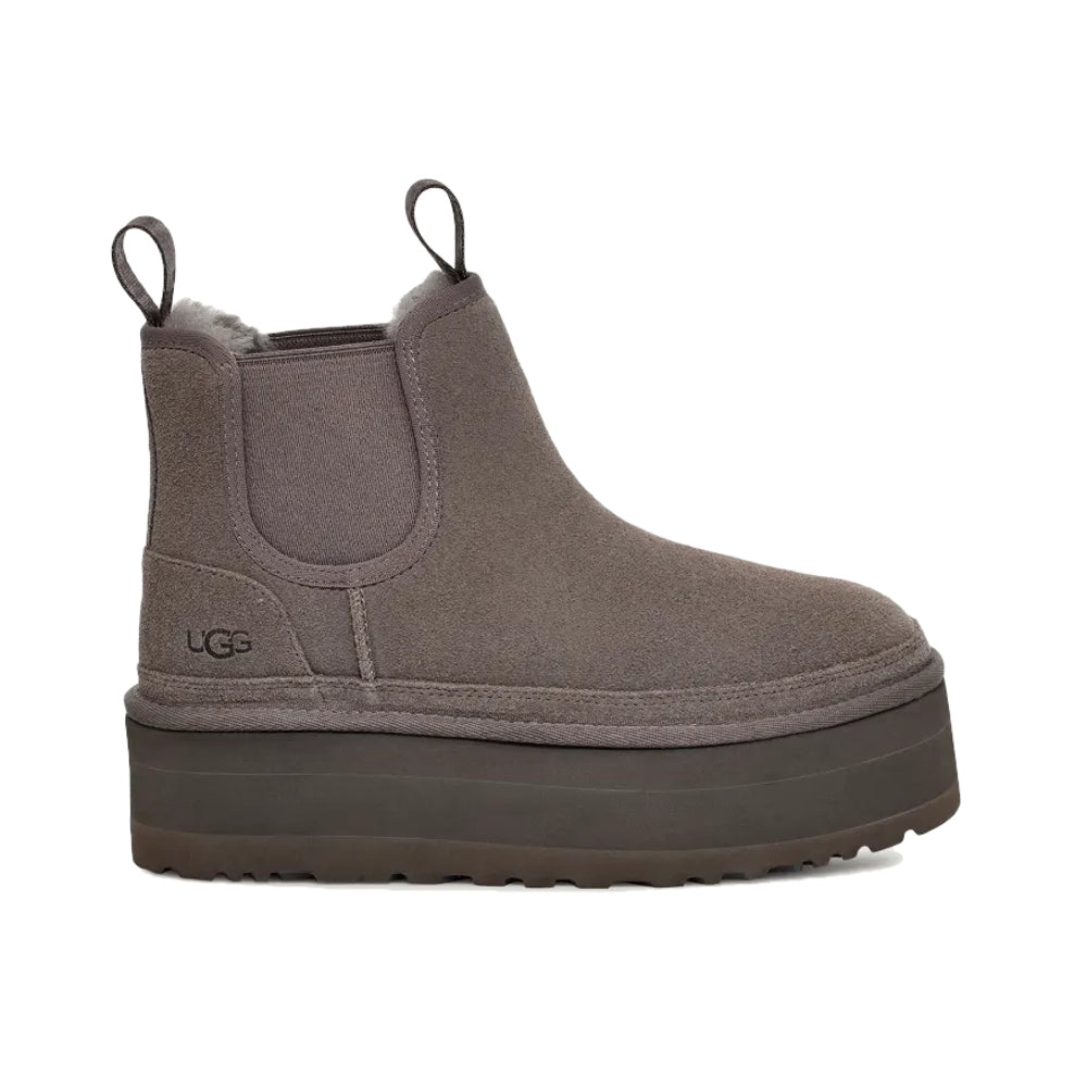 UGG W Neumel Platform Chelsea Boot Grey 1134526-GRE