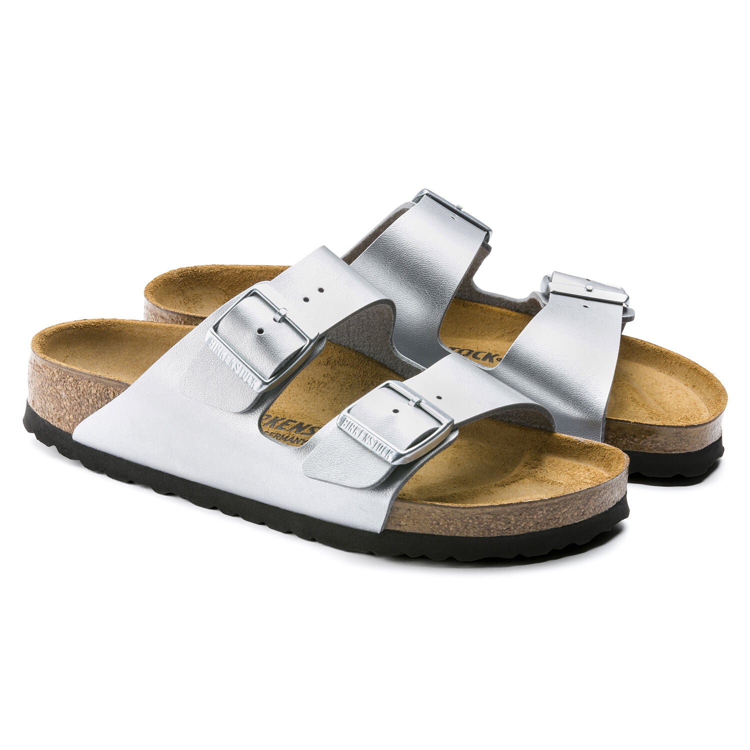 Birkenstock Arizona Birko-Flor Silver 1012283