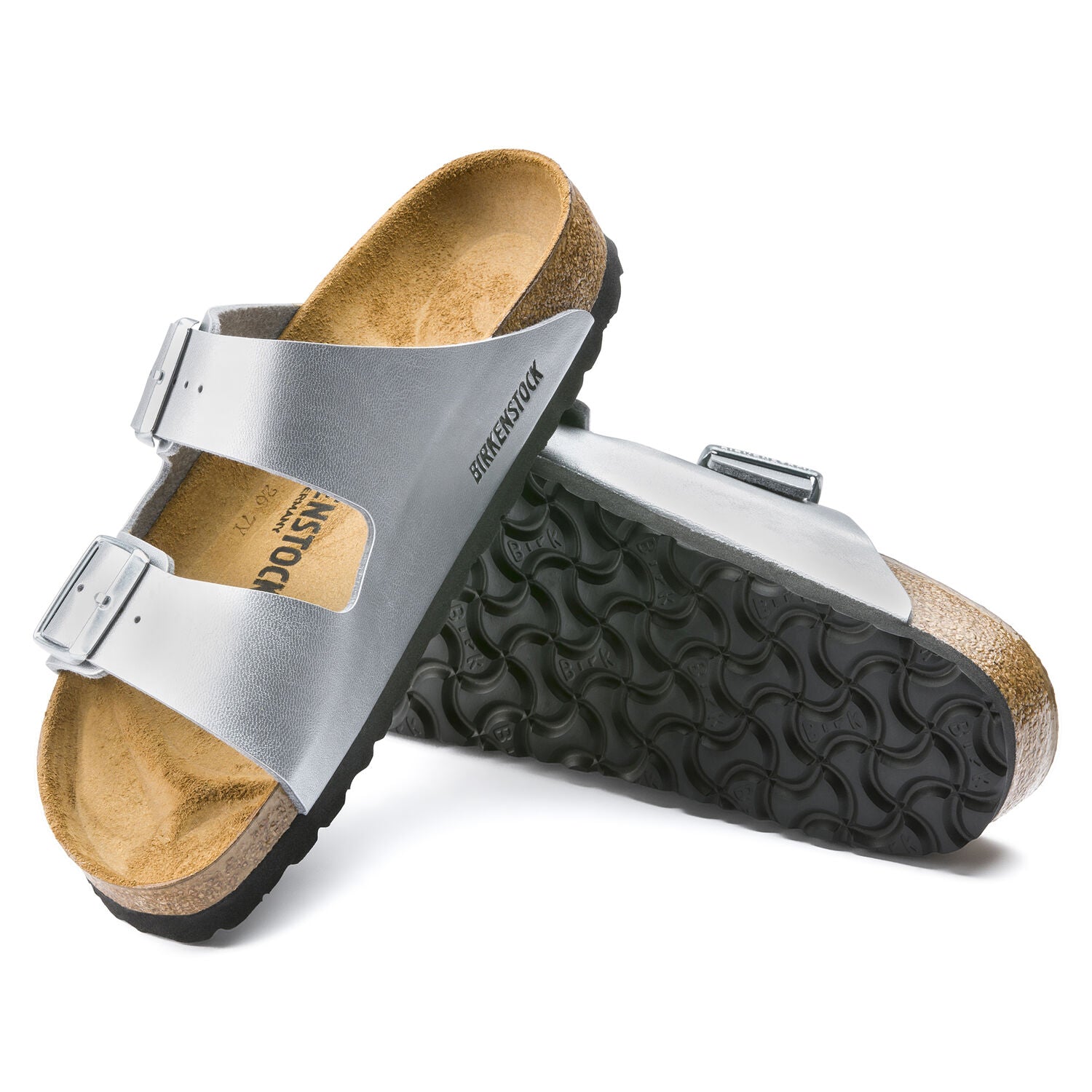 Birkenstock Arizona Birko-Flor Silver 1012283