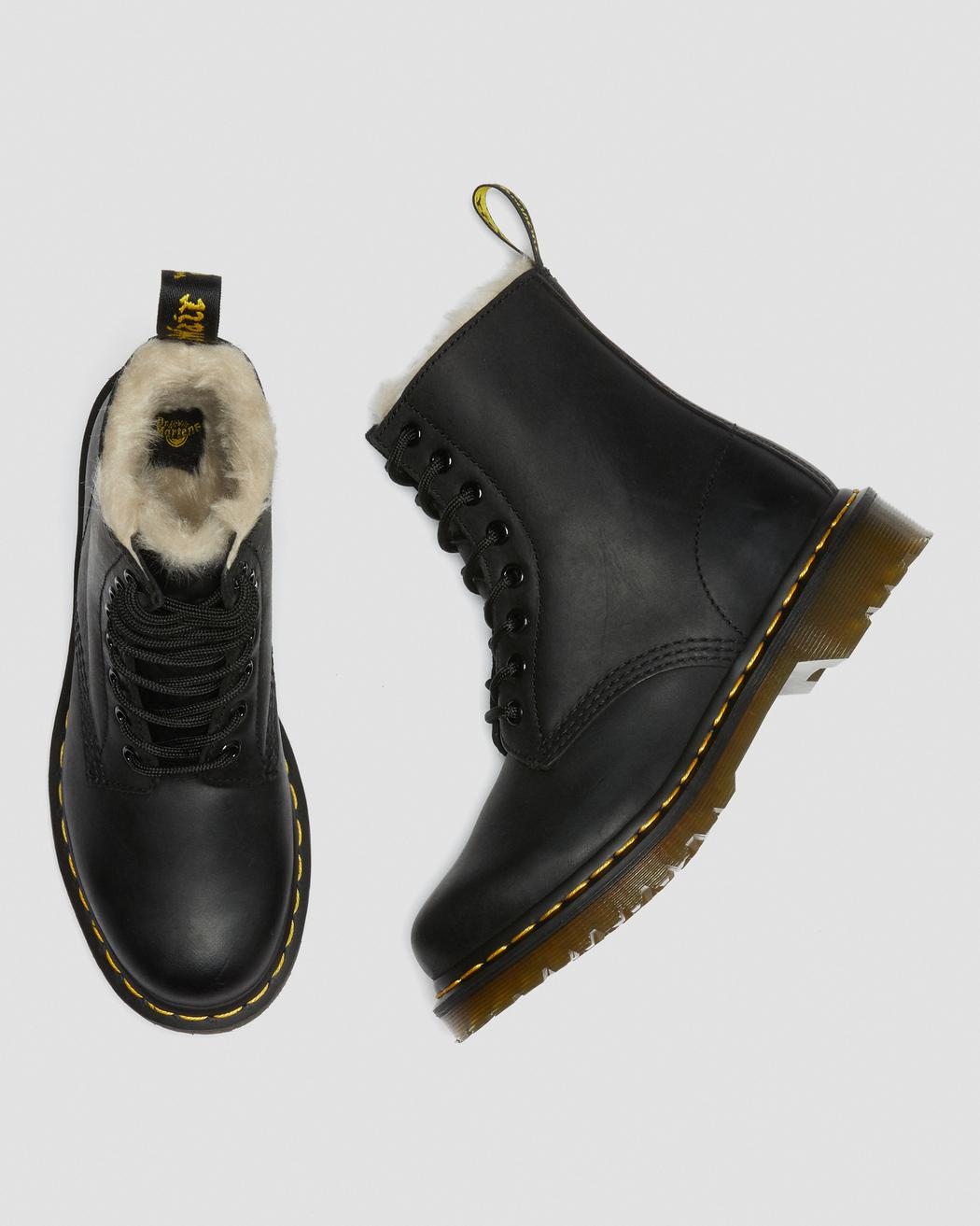 Martens Serena Dr Martens Sheepskin Lined Boots Martens Fur Lined