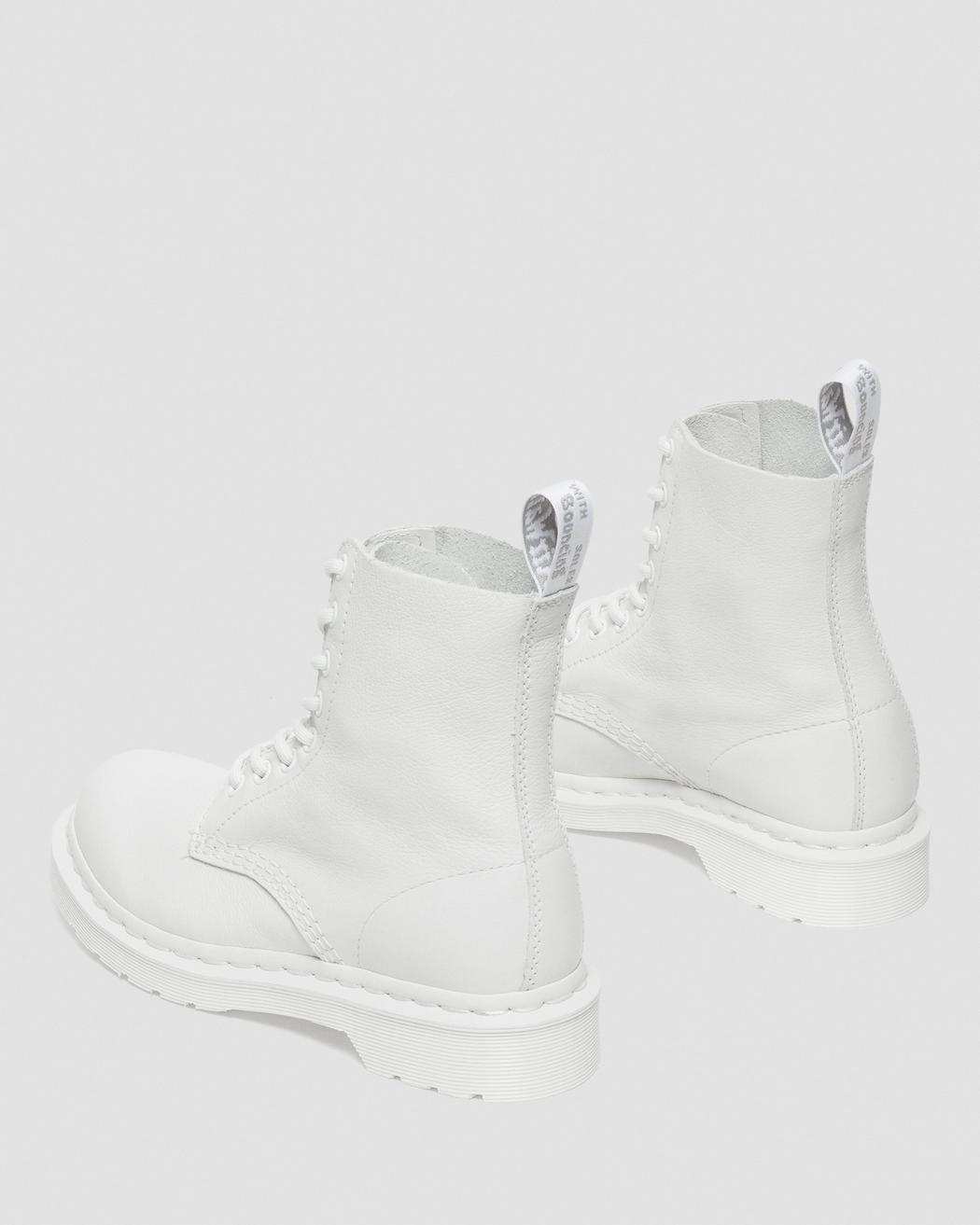 Dr martens mono white hot sale 1460