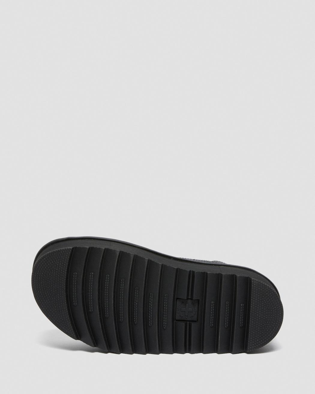 Dr. Martens Voss Quad Black Hydro Leather Sandals 26725001