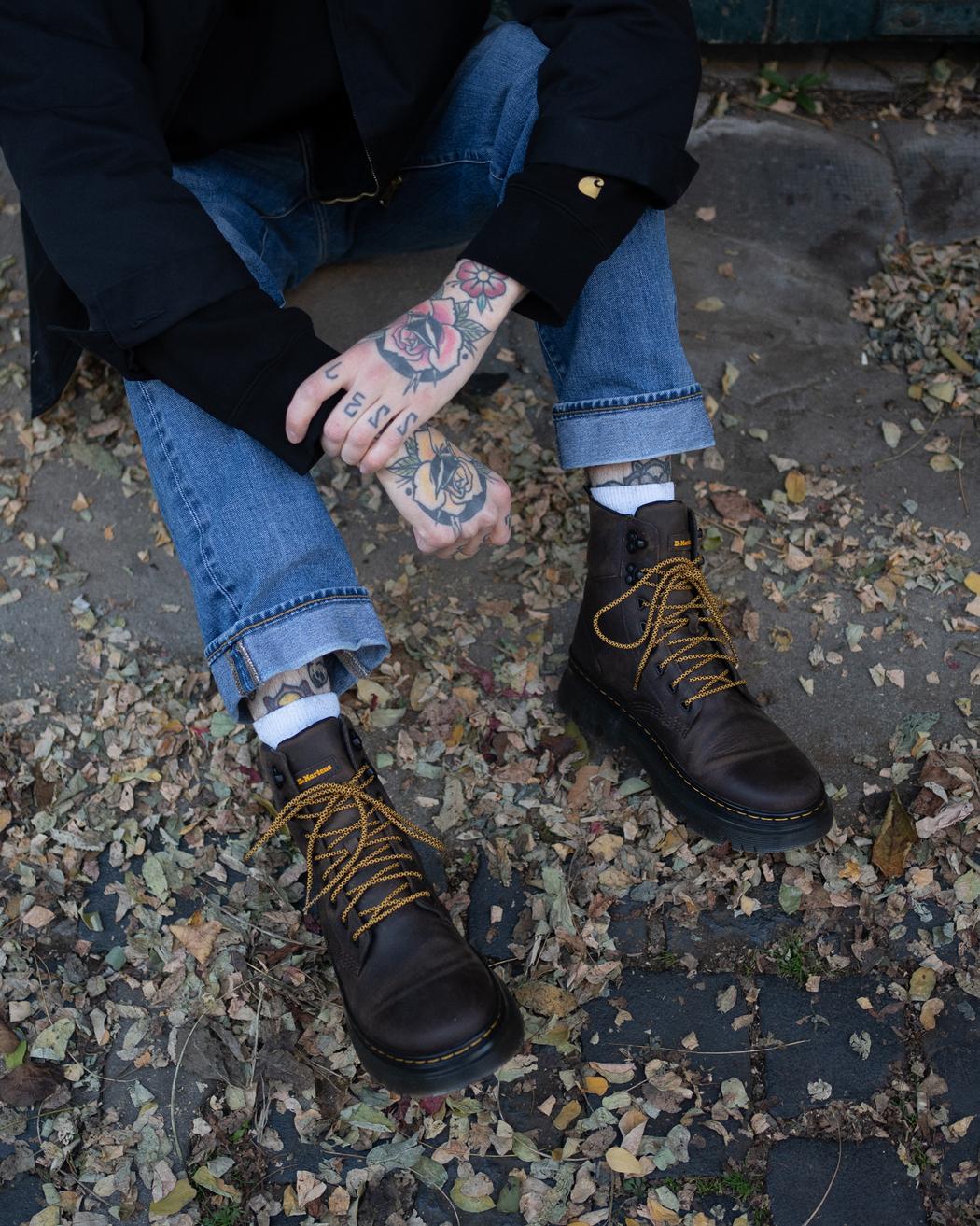 Dr martens crazy horse on clearance feet