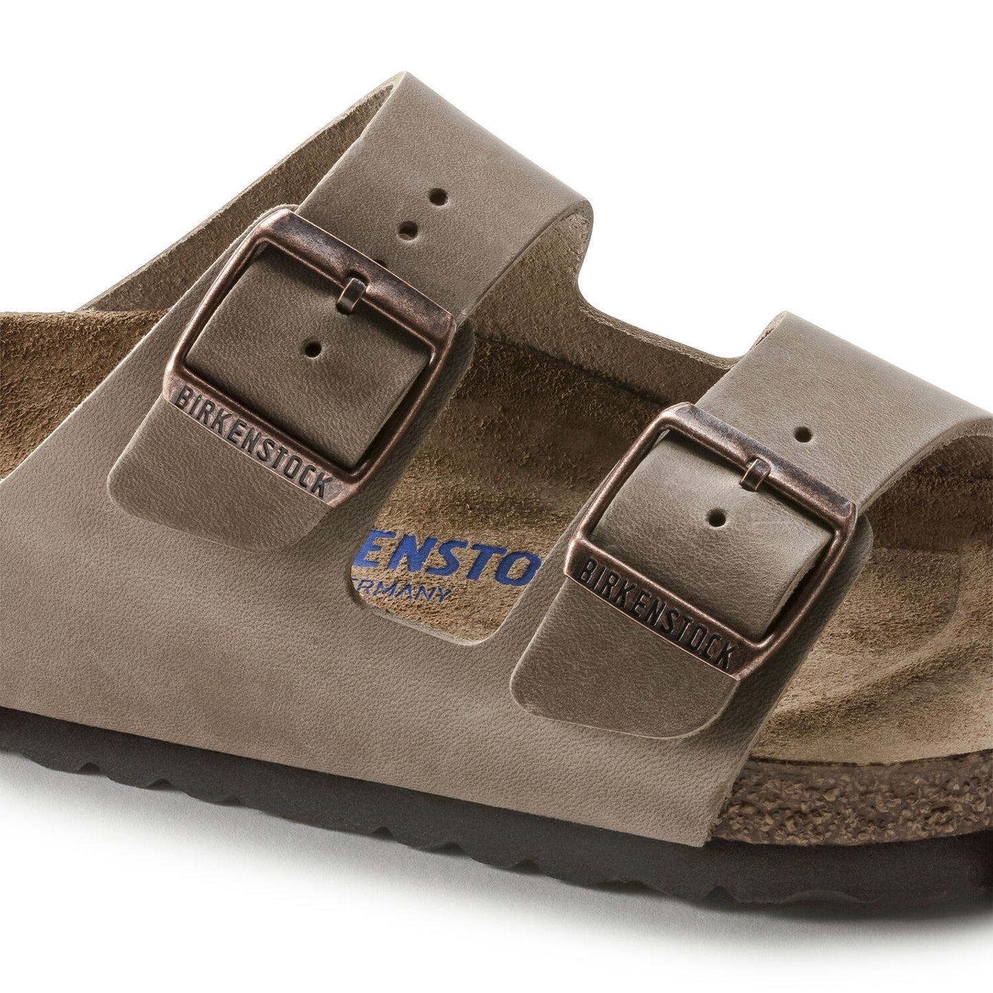 Birkenstock Arizona Soft Footbed Oiled Leather Tobacco Brown Narrow Fit 0552813