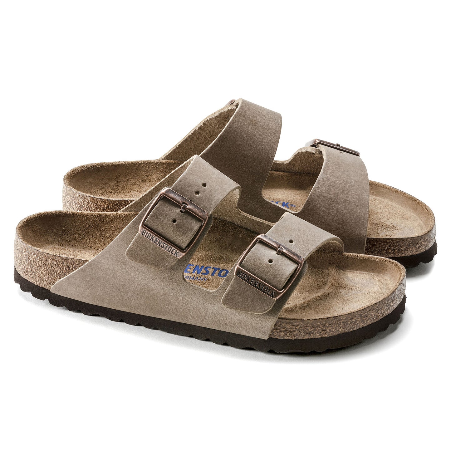 Birkenstock Arizona Soft Footbed Oiled Leather Tobacco Brown Narrow Fit 0552813
